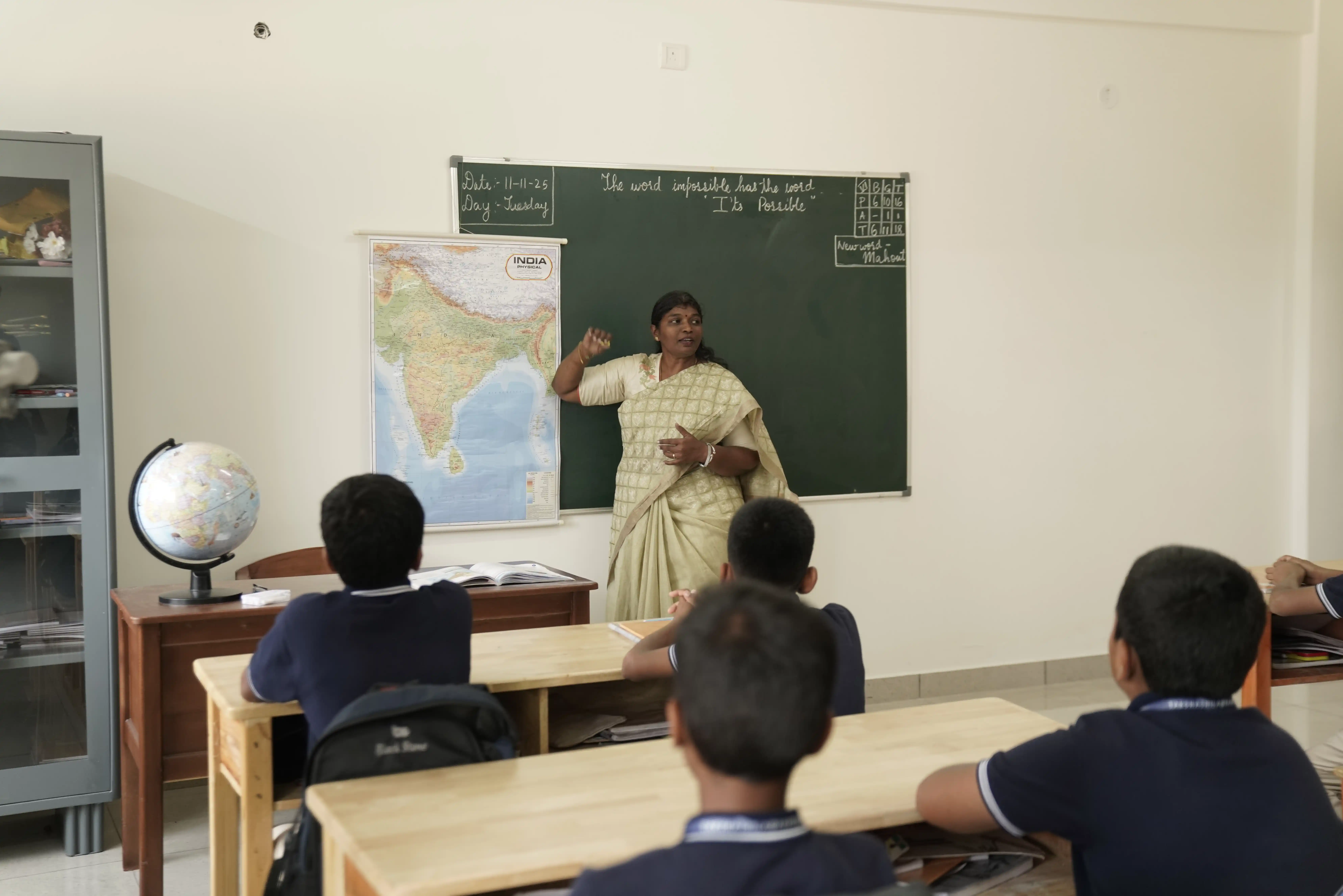 Modern classroom environment